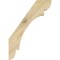 Ekena Millwork 4"W x 20"D x 28"H Olympic Rough Sawn Knee Brace, Douglas Fir BRC04X20X28OLY00RDF - alternate 3